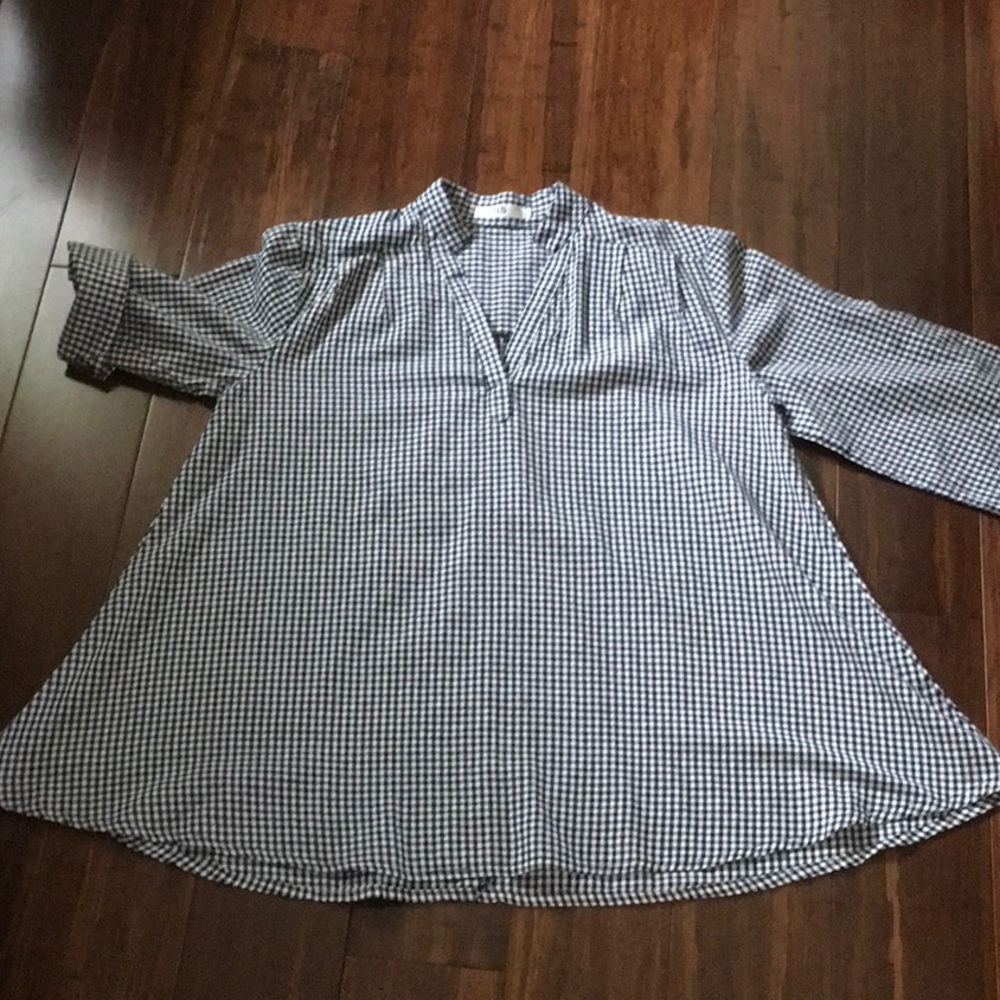 HS CHECKERED BLOUSE
